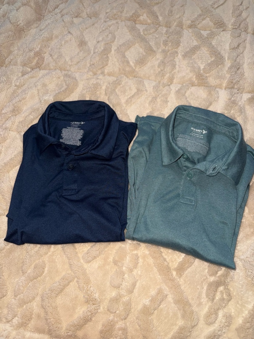 Old Navy Boy’s Polo Duo - Navy and Teal
